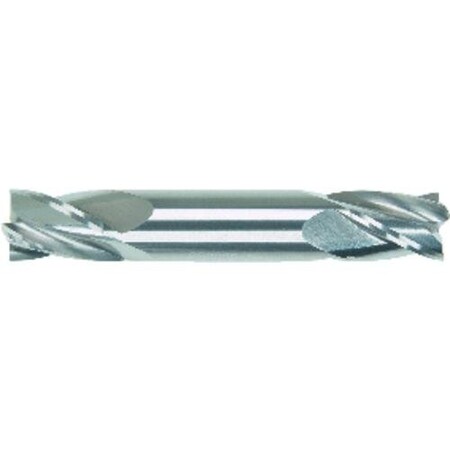 Morse End Mill, Center Cutting Double End Stub Length, Series 5946G, 316 Cutter Dia, 2 Overall Length,  91004